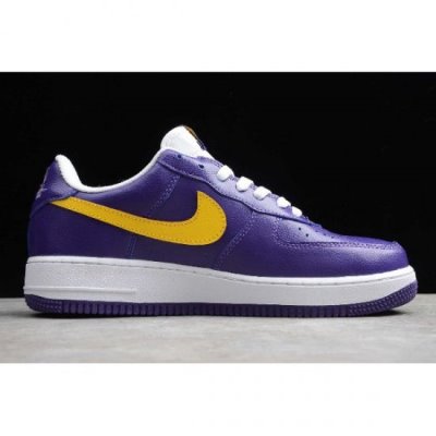 Nike Air Force 1 Koyu Mor / Altın Kaykay Ayakkabı Türkiye - 7IPVEQLK